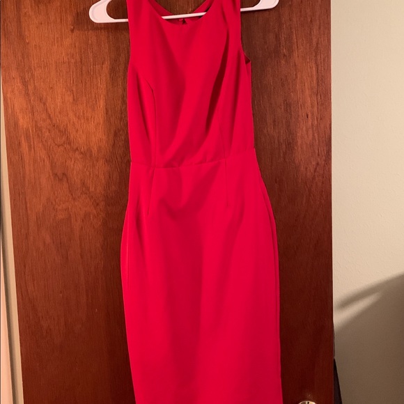 NWOT Lulu’a Be Mine Red Open Back Midi Dress - Picture 5 of 7